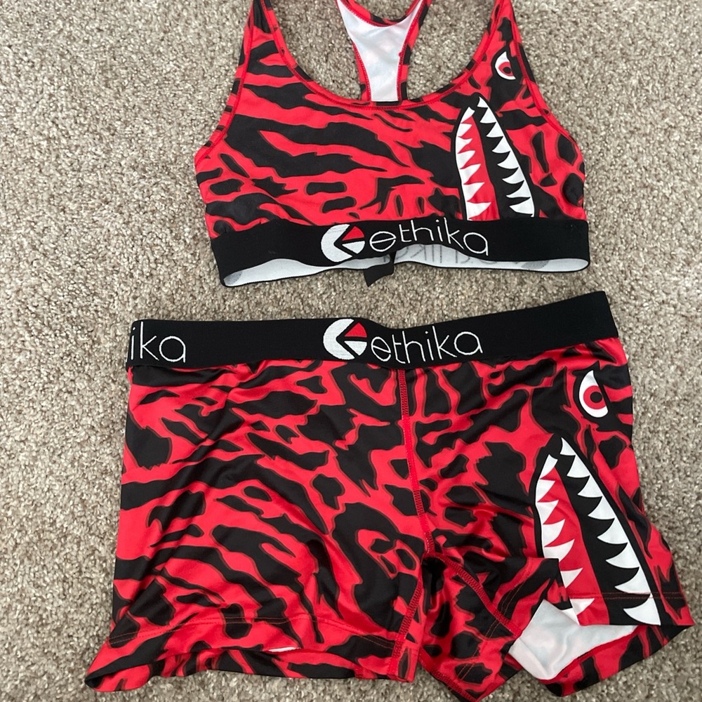 Ethika Red Bomber Loungewear Set